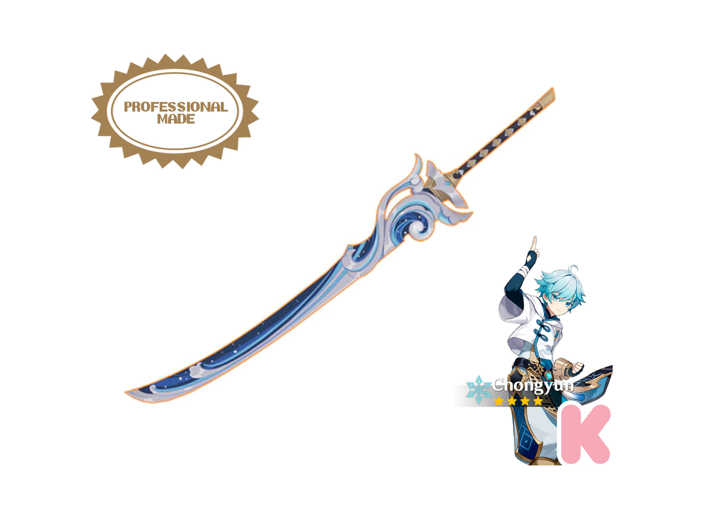 Akuoumaru - Digital 3D Model - Genshin Impact - Chongyun Cosplay