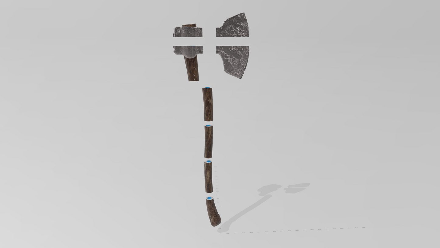 Huntress Broad Axe - Digital 3D Model - Dead by Daylight - Huntress Cosplay