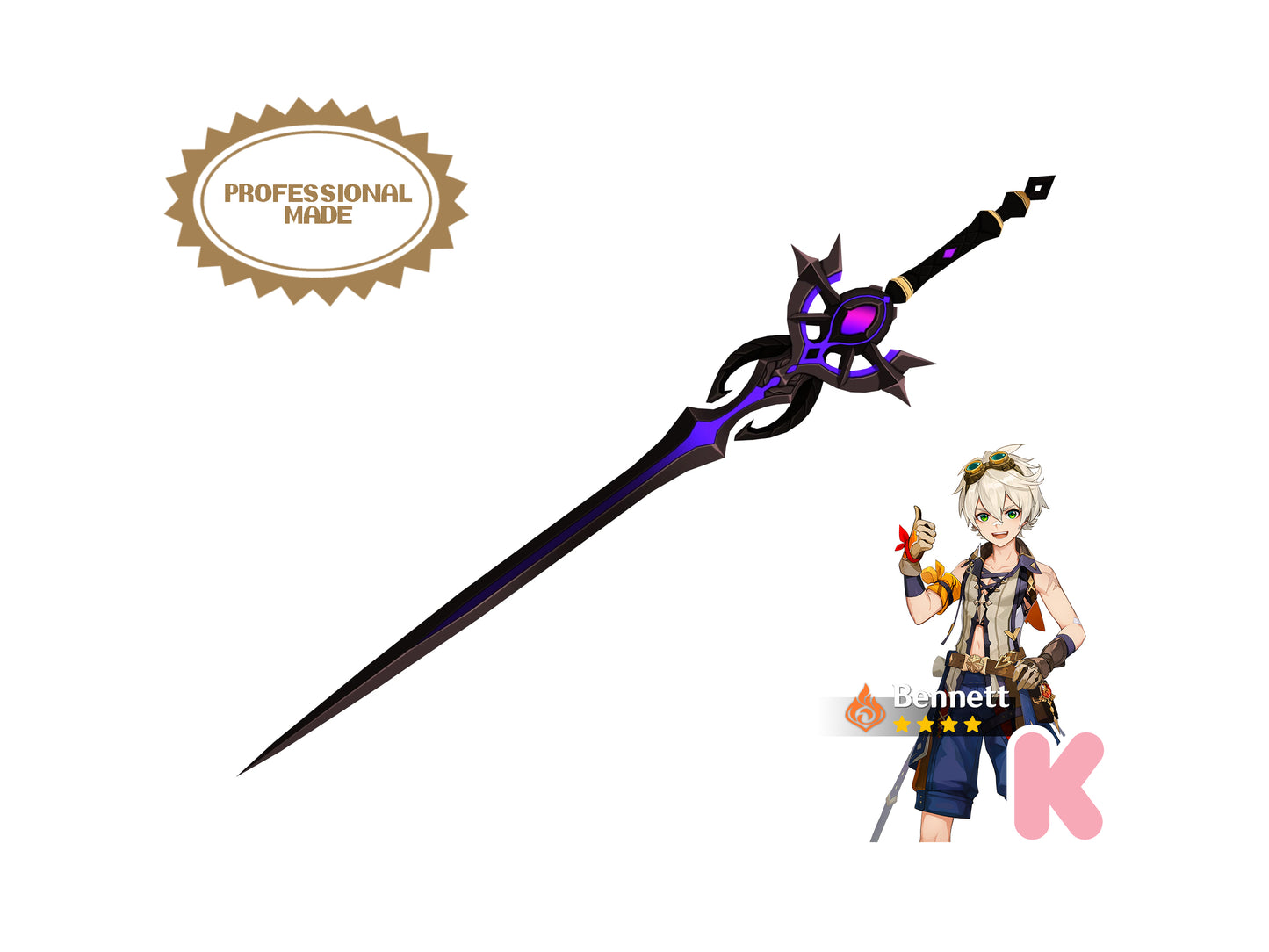 Festering Desire - Digital 3D Model - Genshin Impact - Bennett Cosplay