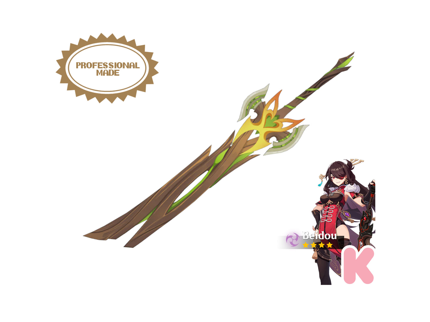 Forest Regalia - Digital 3D Model - Genshin Impact - Beidou Cosplay