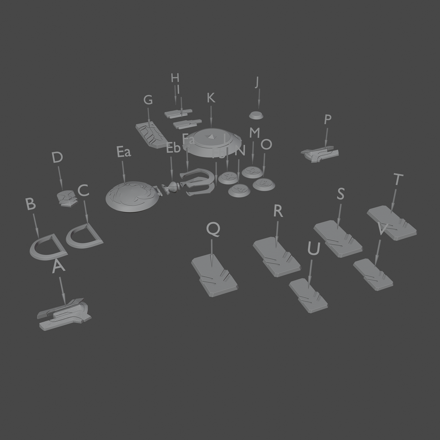 Trailblazer Accessories - Digital 3D Model - Honkai: Star Rail - Trailblazer Cosplay