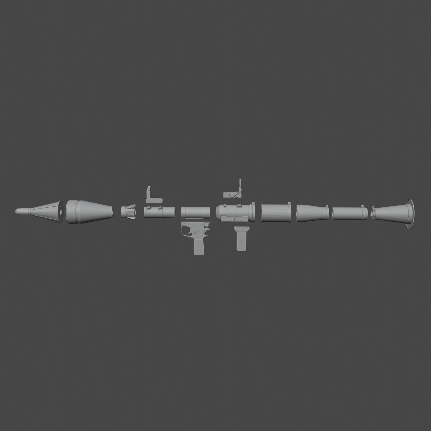 Rocket Launcher (RE4) - Digital 3D Model - Resident Evil 4 - Leon Kennedy Cosplay