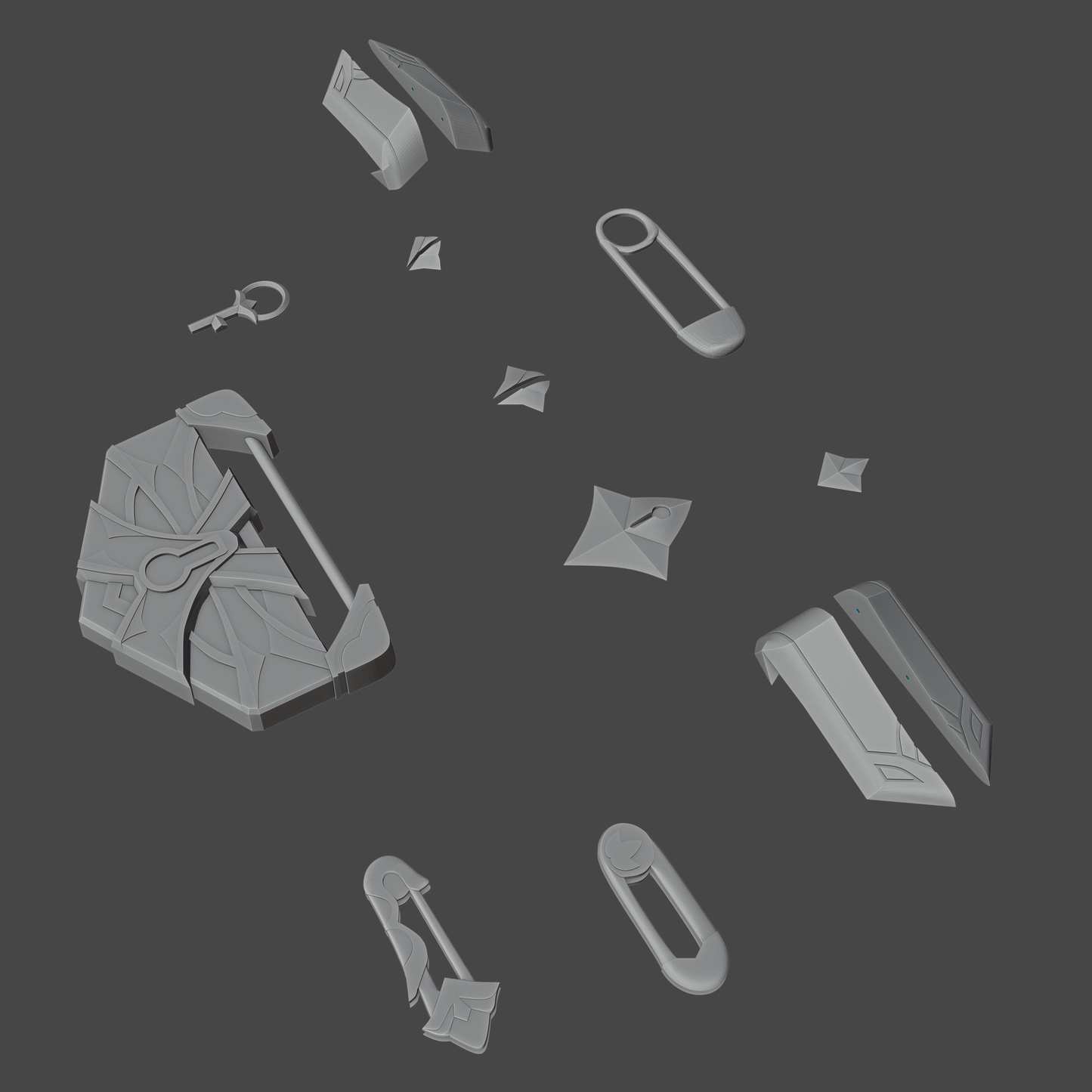 Herta Accessories - Digital 3D Model - Honkai: Star Rail - Herta Cosplay
