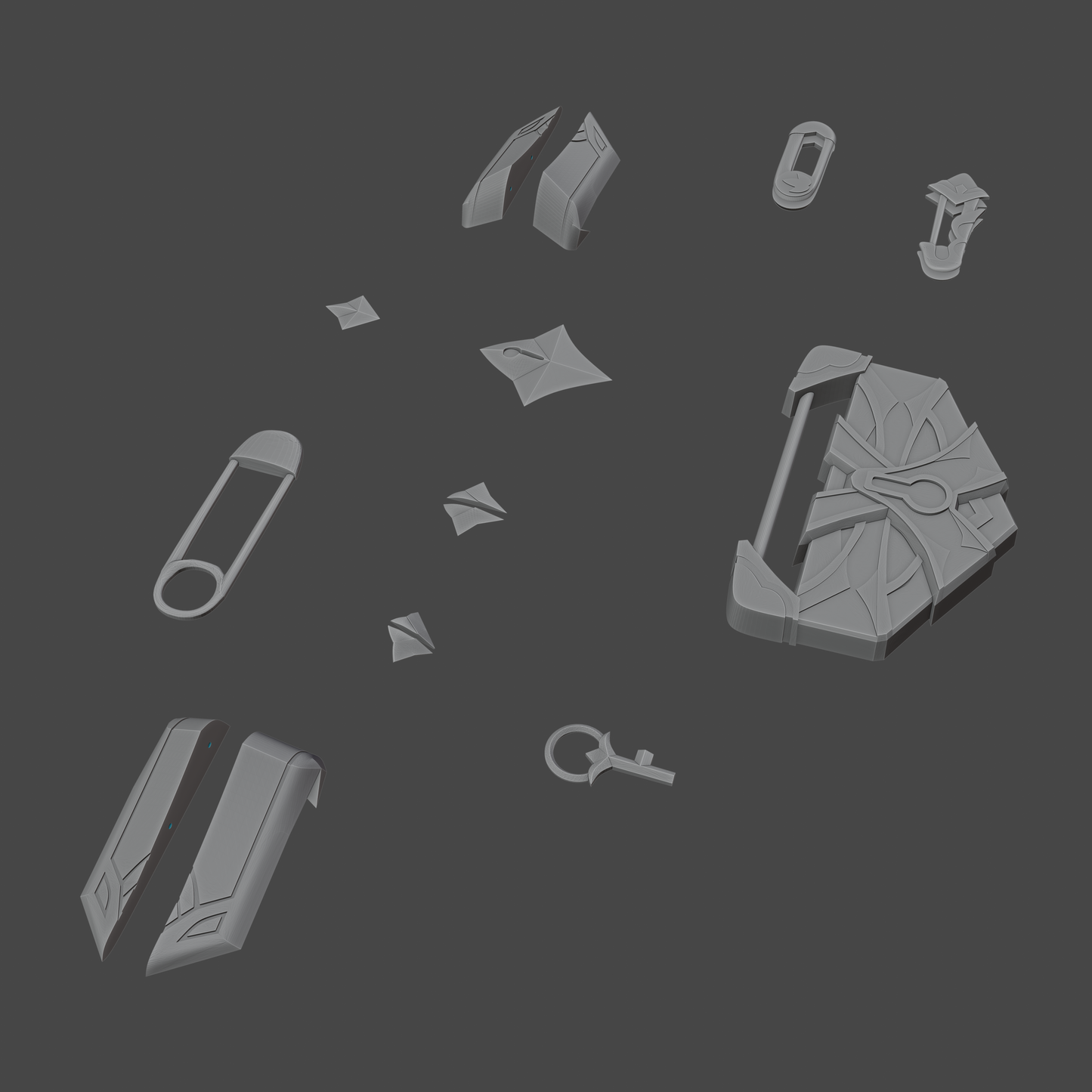 Herta Accessories - Digital 3D Model - Honkai: Star Rail - Herta Cosplay