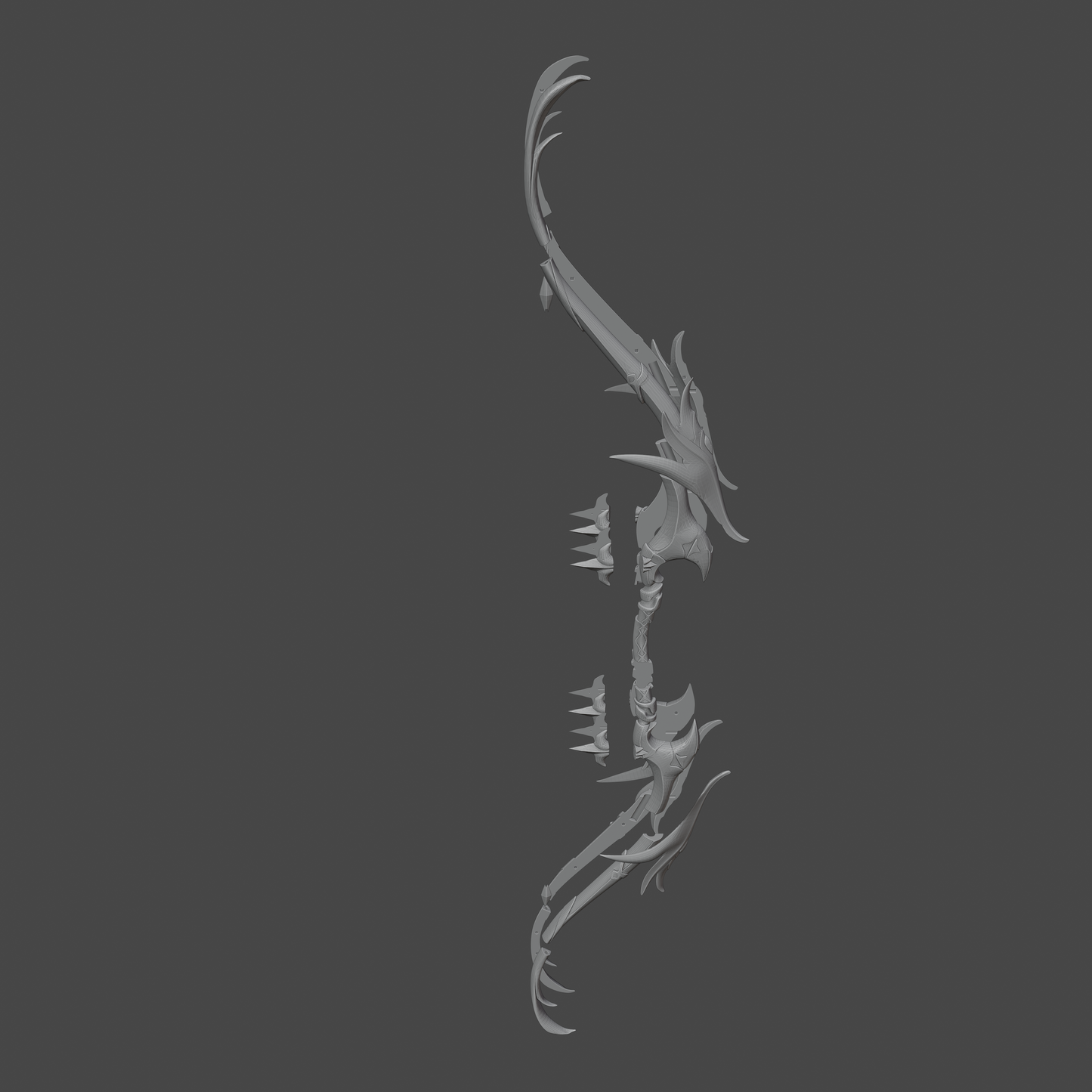 Favonius Warbow - Digital 3D Model - Genshin Impact - Gorou Cosplay