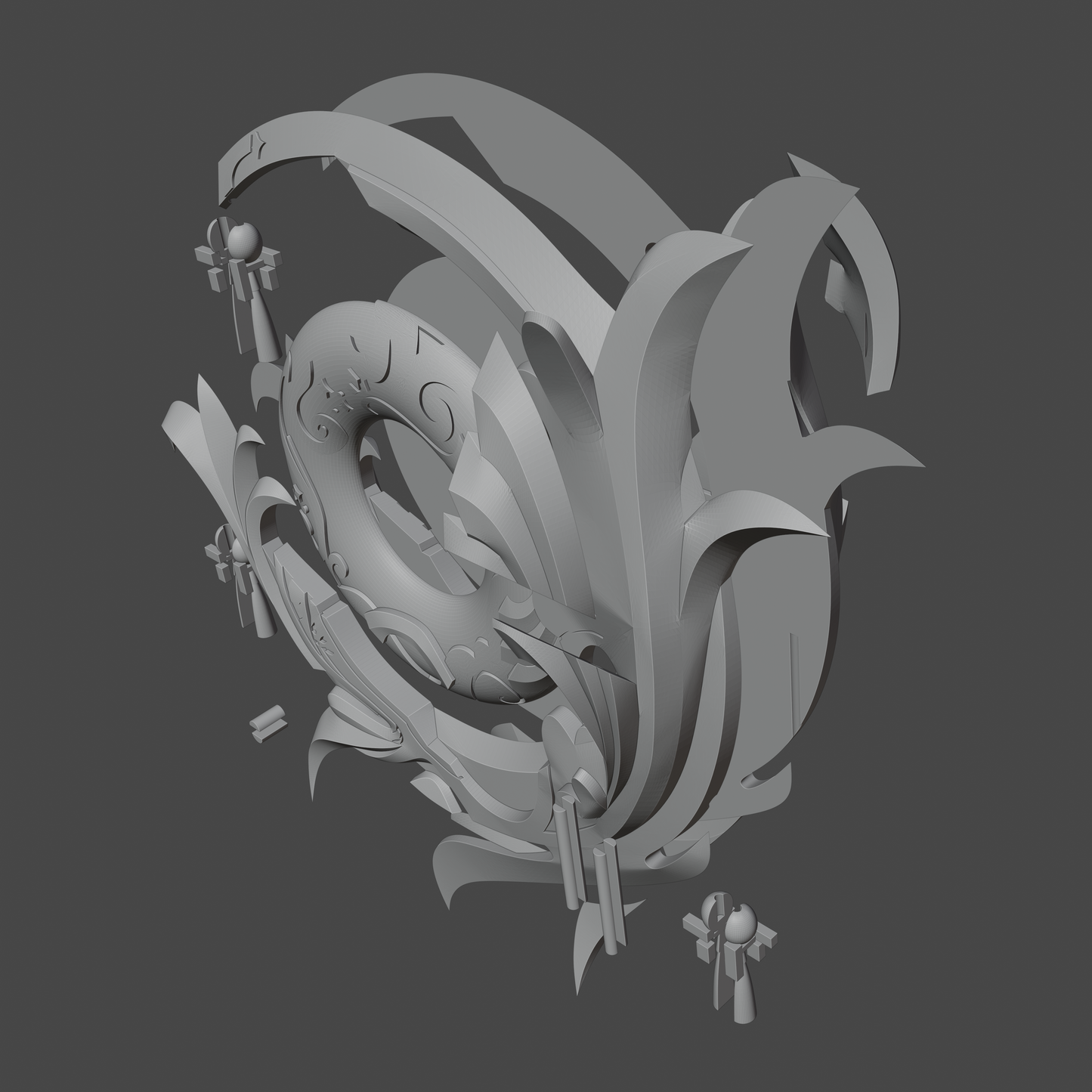 Everlasting Moonglow - Digital 3D Model - Genshin Impact - Sangonomiya Kokomi Cosplay