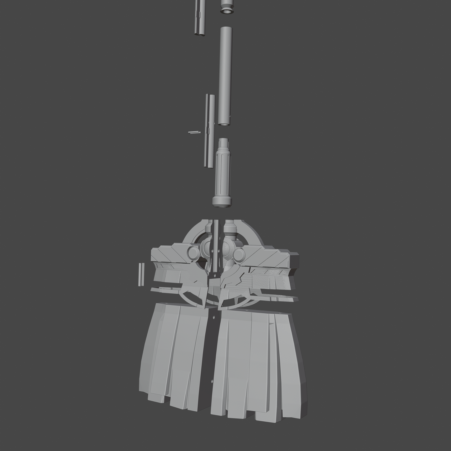 Misha's Mop - Digital 3D Model - Honkai: Star Rail - Misha Cosplay
