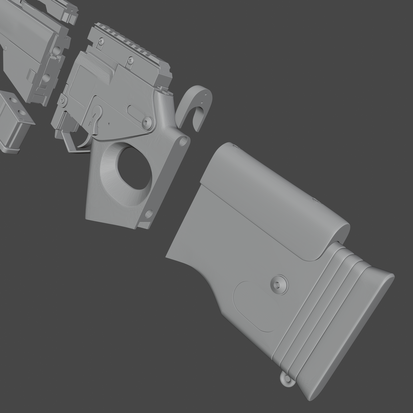 Stingray - Digital 3D Model - Resident Evil 4 - Leon Kennedy Cosplay