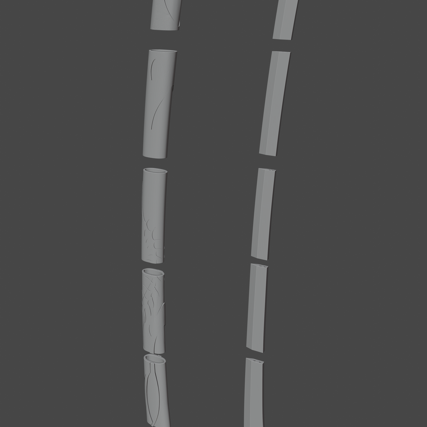 Acheron's Katana - Digital 3D Model - Honkai: Star Rail - Acheron Cosplay