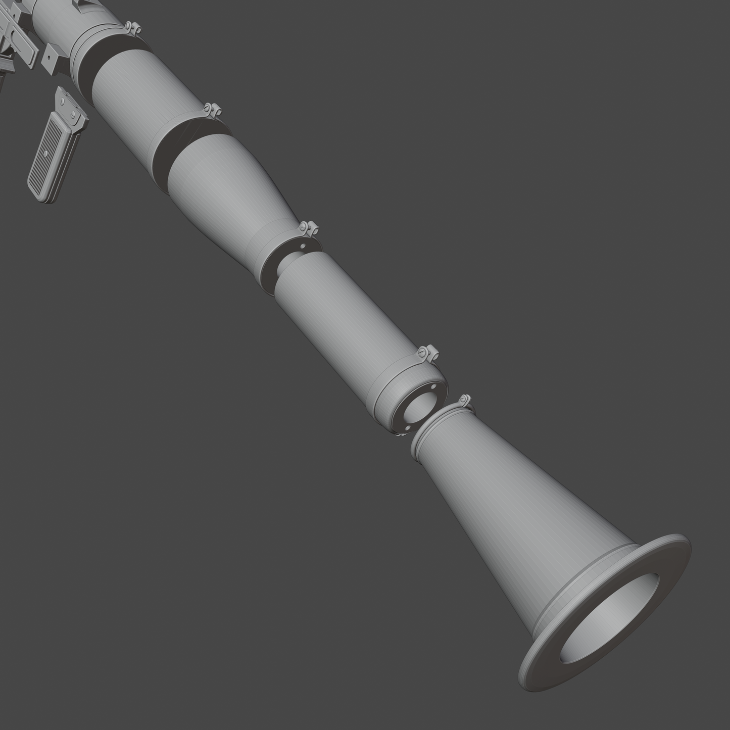 Rocket Launcher (RE4) - Digital 3D Model - Resident Evil 4 - Leon Kennedy Cosplay
