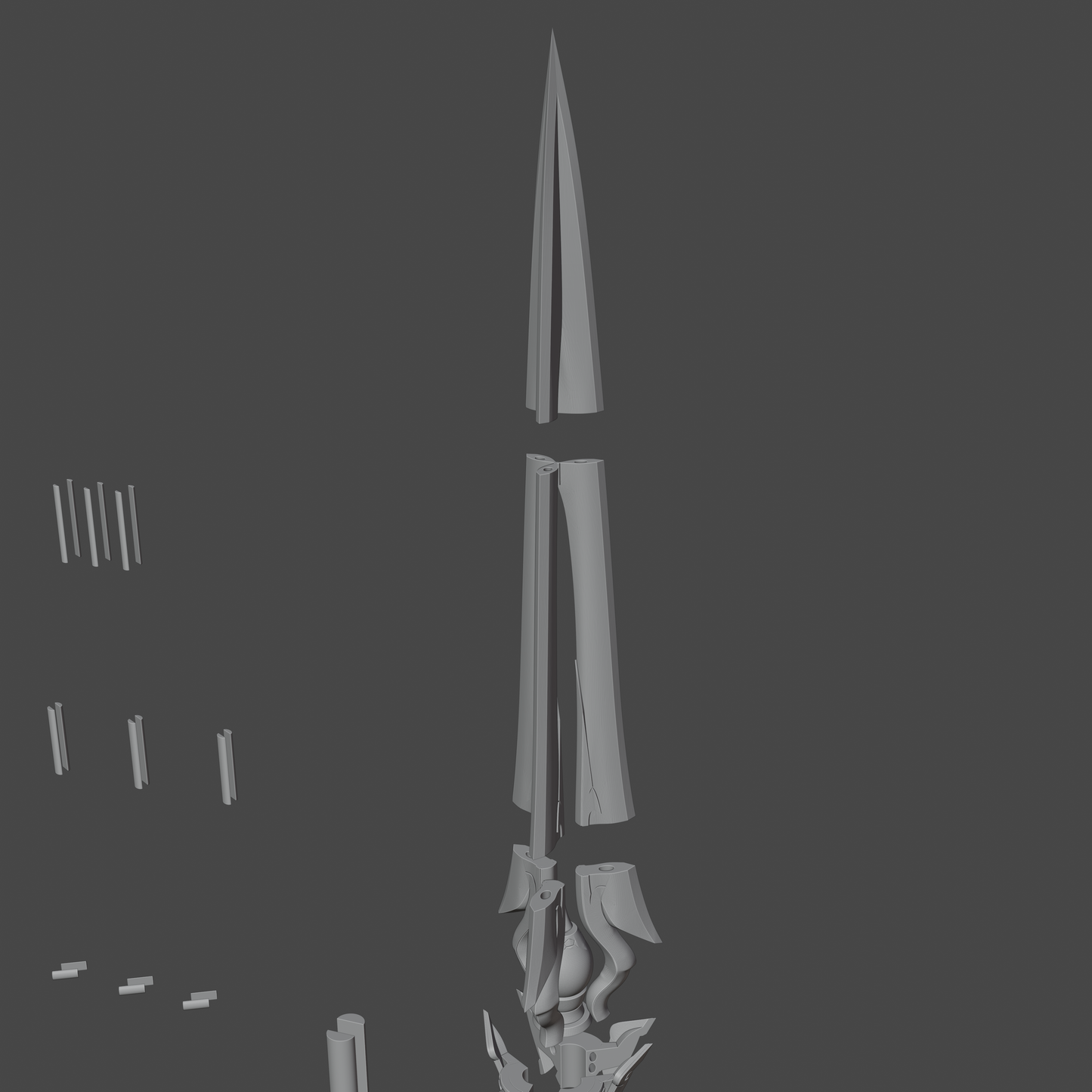 Xueyi's Dagger - Digital 3D Model - Honkai: Star Rail - Xueyi Cosplay