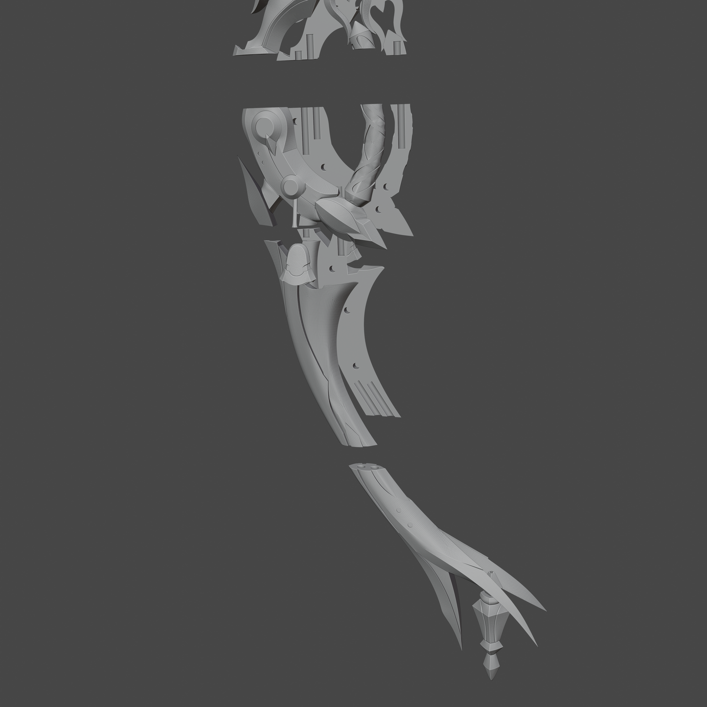 Flawless Return Bow - Digital 3D Model - Honkai Impact 3rd - Elysia Cosplay