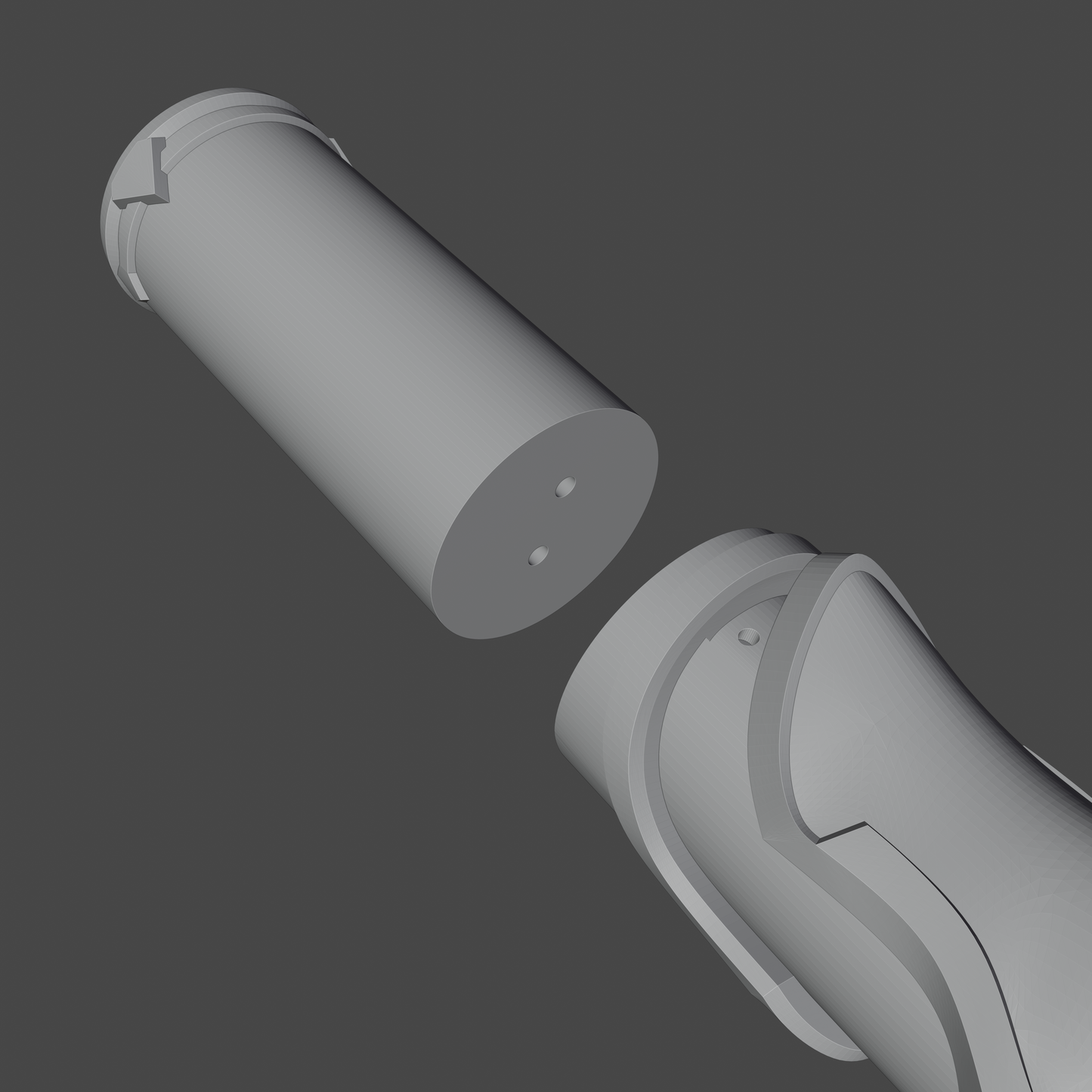 Cryogunner Legionnaire Gun - Digital 3D Model - Genshin Impact - Cryogunner Legionnaire Cosplay