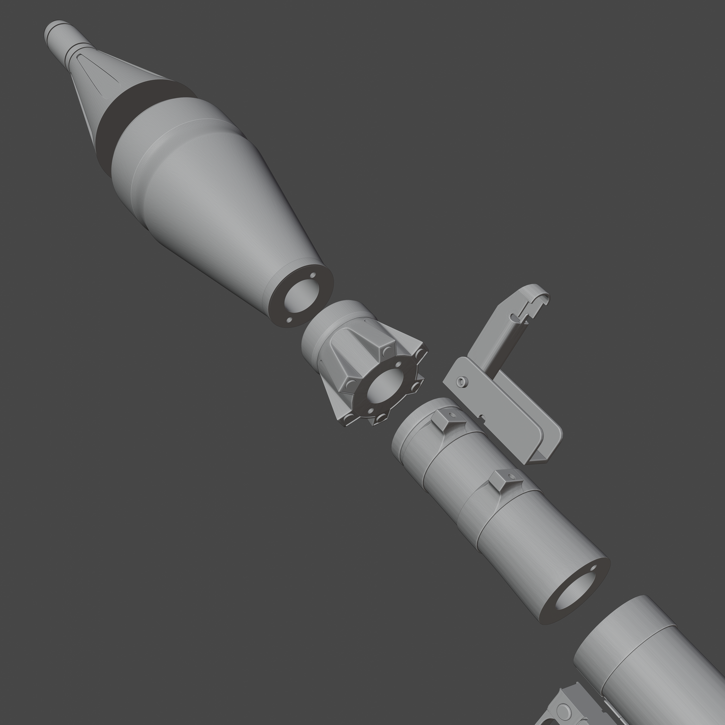 Rocket Launcher (RE4) - Digital 3D Model - Resident Evil 4 - Leon Kennedy Cosplay