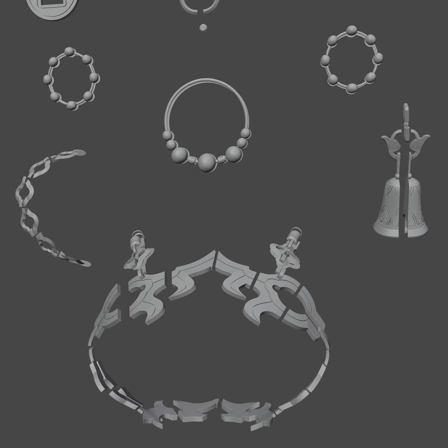 Xueyi's Accessories - Digital 3D Model - Honkai: Star Rail - Xueyi Cosplay