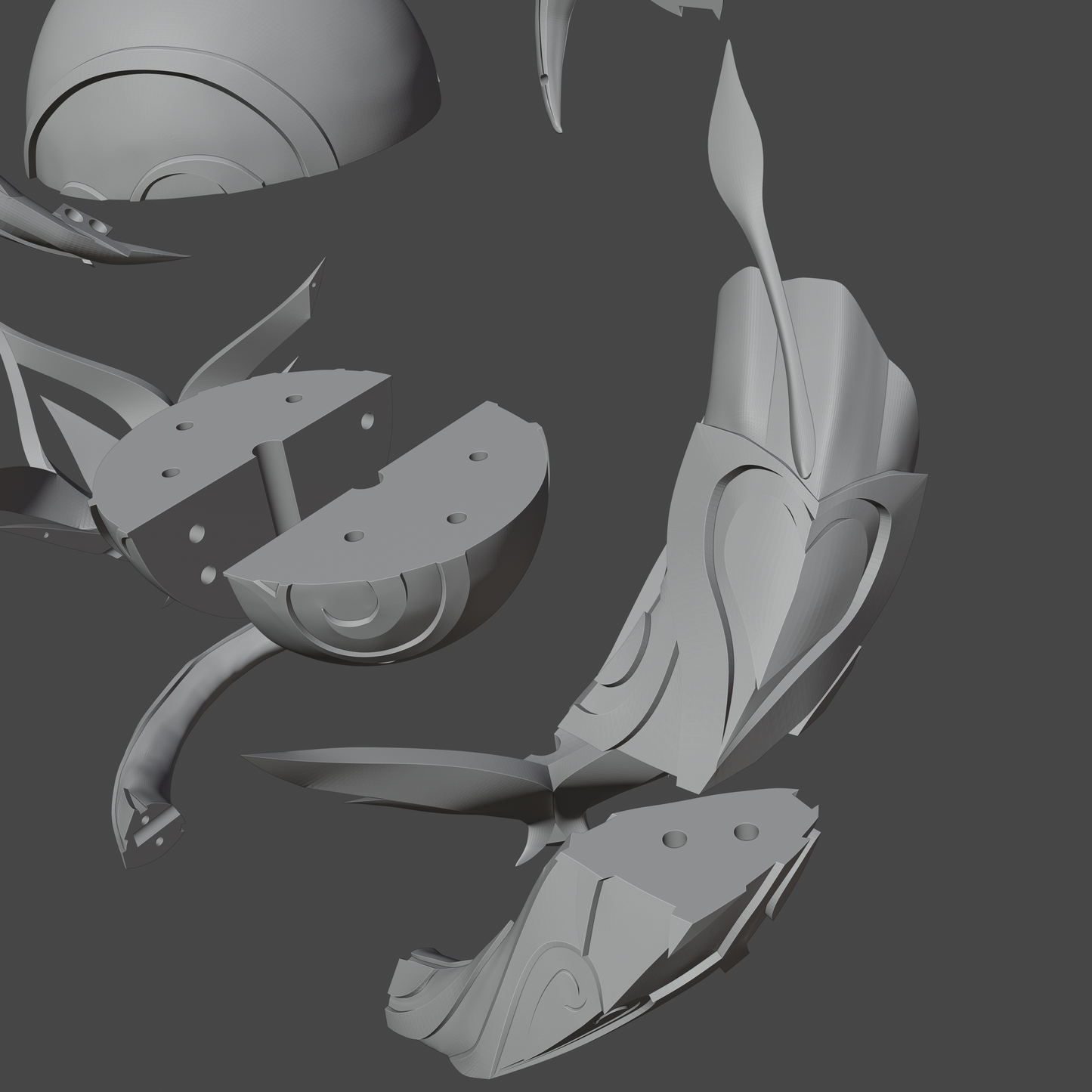 Fruit of Fulfillment - Digital 3D Model - Genshin Impact - Lisa Minci Cosplay