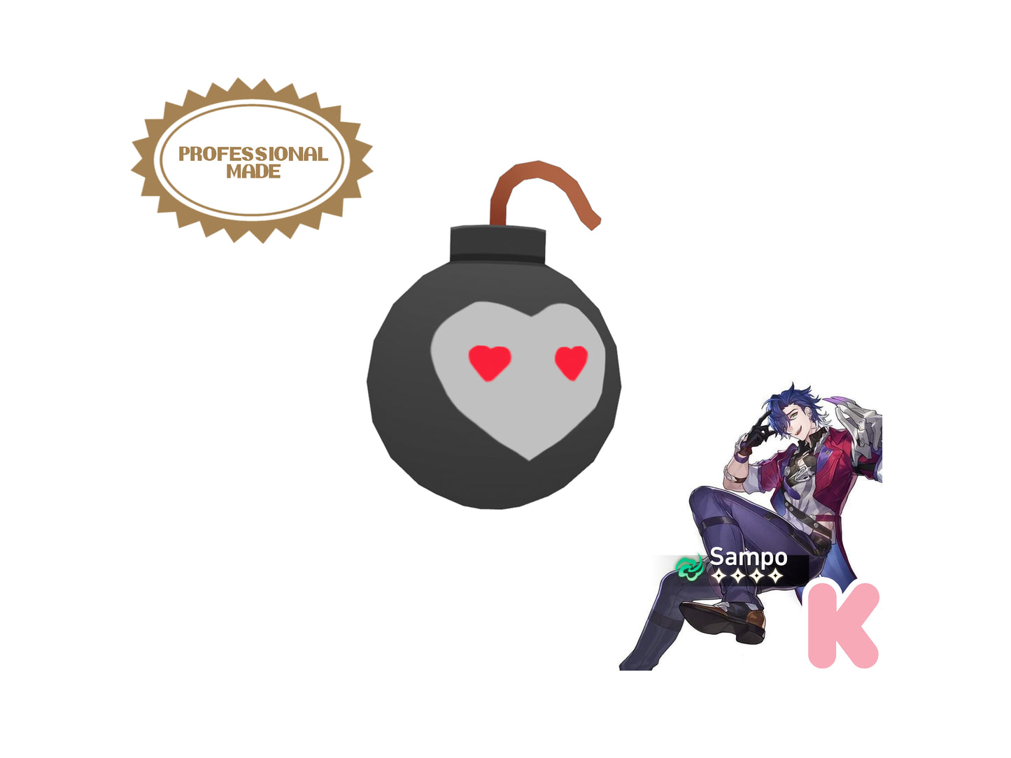 Sampo Surprise Present Bomb - Digital 3D Model - Honkai: Star Rail - Sampo Cosplay