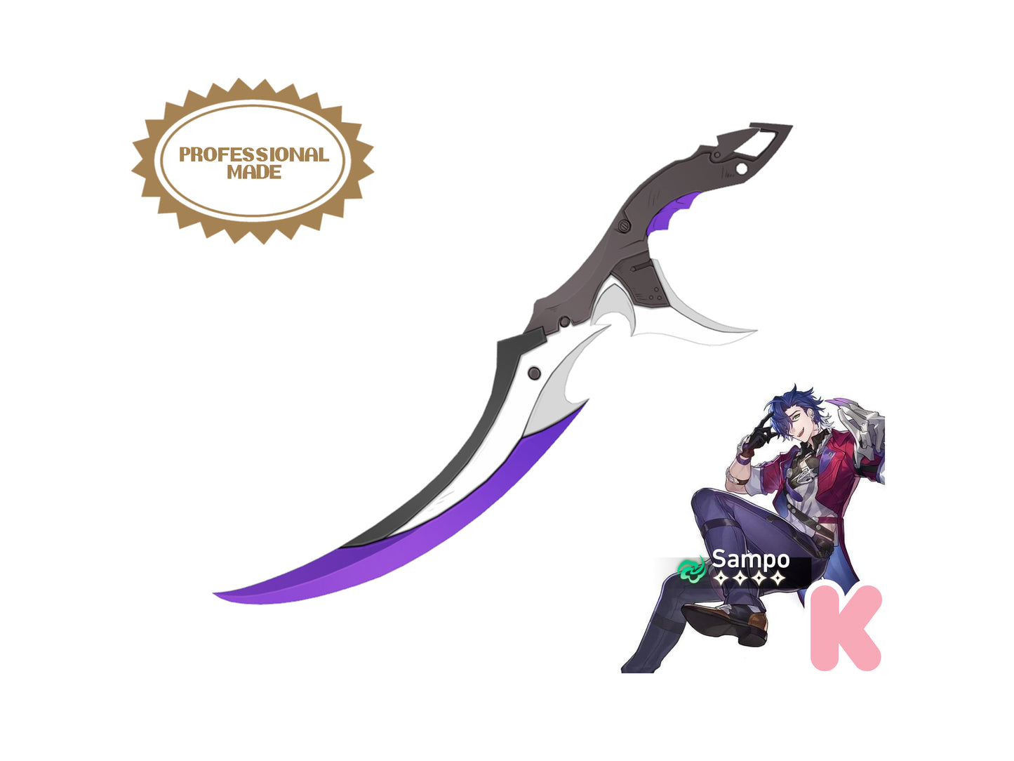 Sampo Dagger - Digital 3D Model - Honkai: Star Rail - Sampo Cosplay