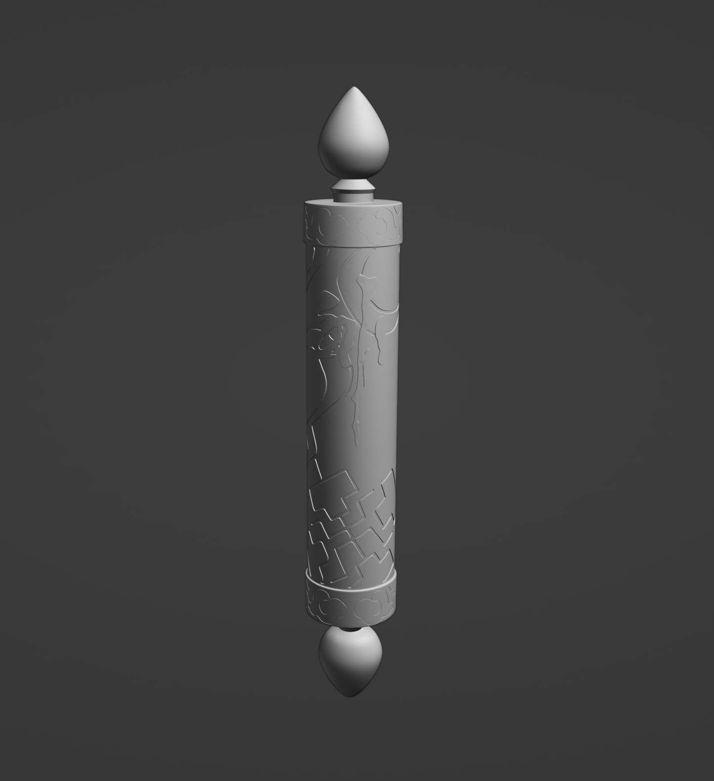 Jing Yuan Scroll - Digital 3D Model - Honkai: Star Rail - Jing Yuan Cosplay