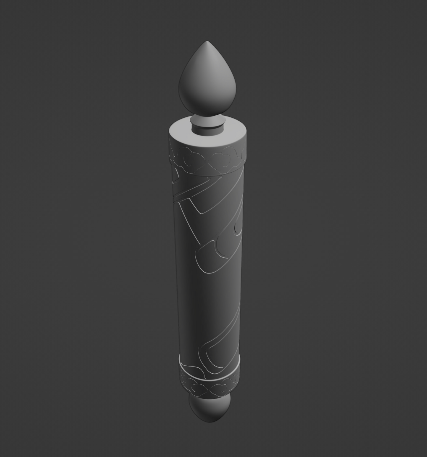 Jing Yuan Scroll - Digital 3D Model - Honkai: Star Rail - Jing Yuan Cosplay