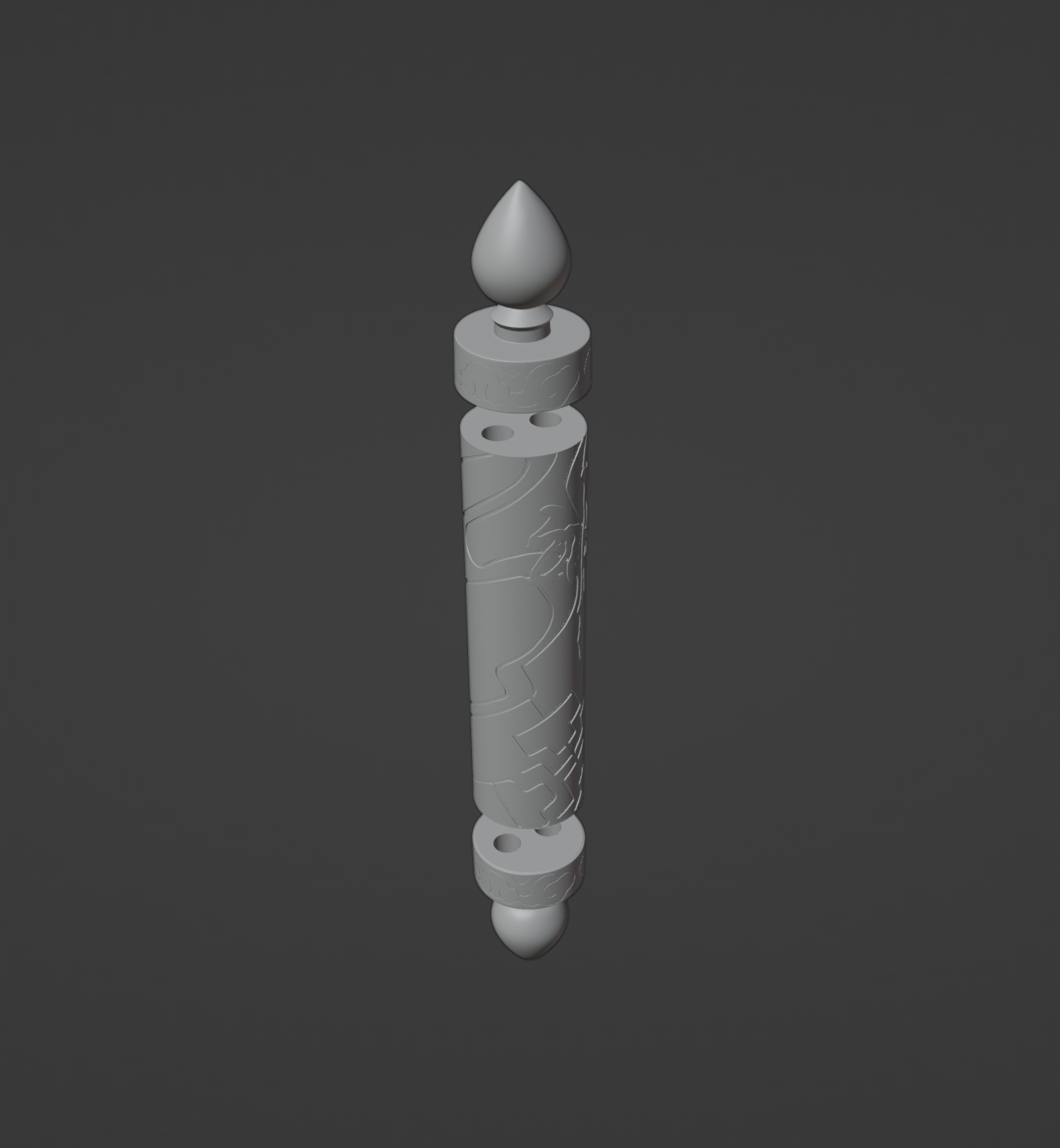 Jing Yuan Scroll - Digital 3D Model - Honkai: Star Rail - Jing Yuan Cosplay
