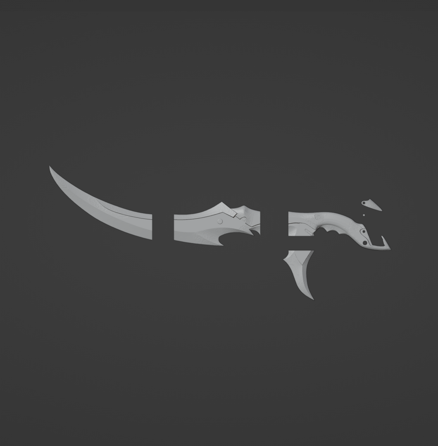 Sampo Dagger - Digital 3D Model - Honkai: Star Rail - Sampo Cosplay