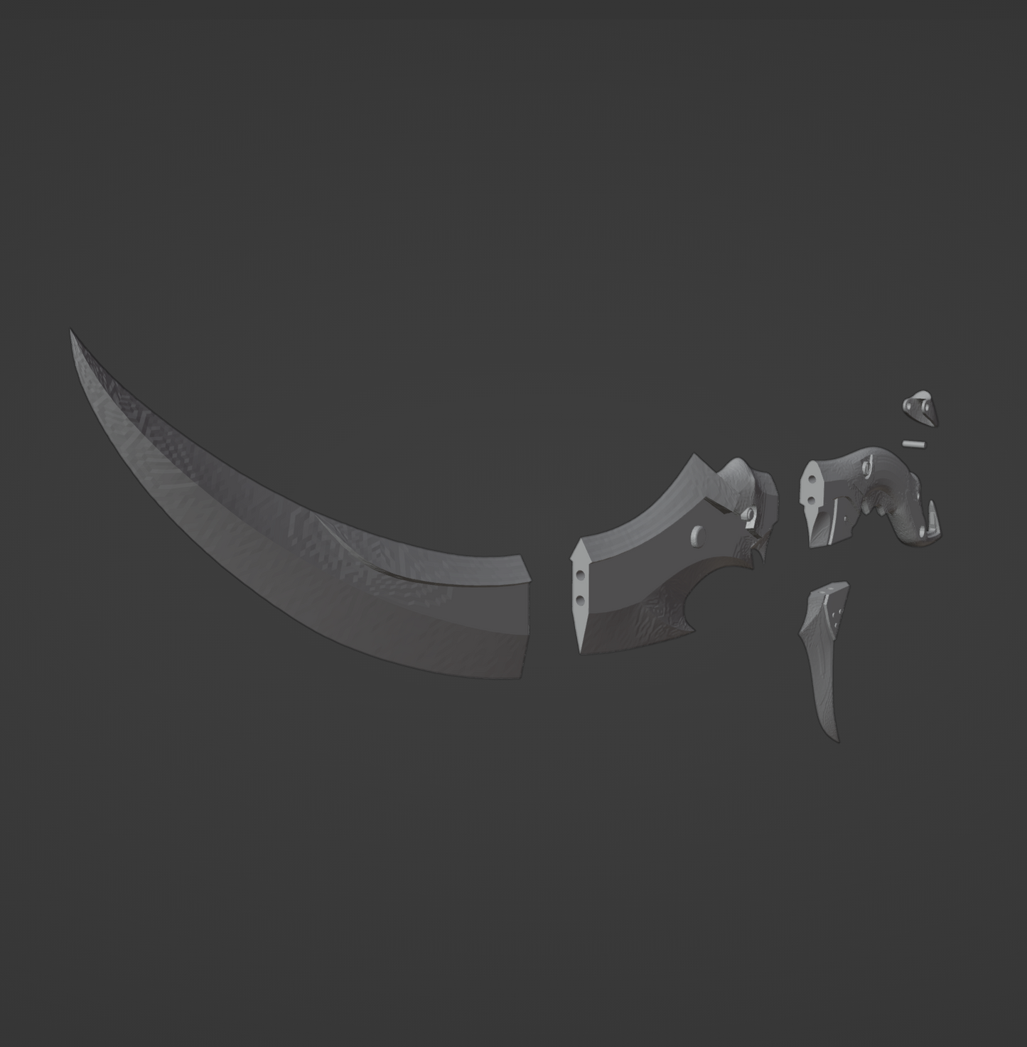 Sampo Dagger - Digital 3D Model - Honkai: Star Rail - Sampo Cosplay
