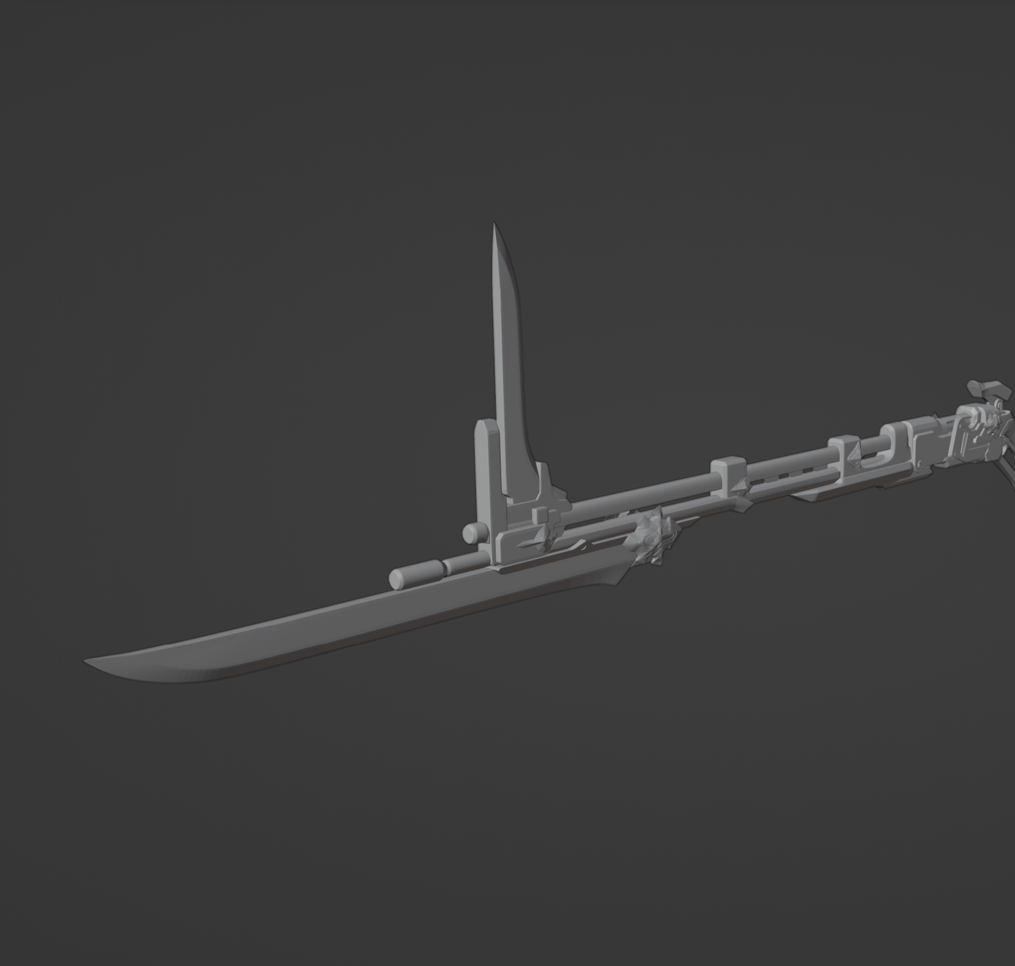 Bronya's Rifle - Digital 3D Model - Honkai: Star Rail - Bronya Cosplay