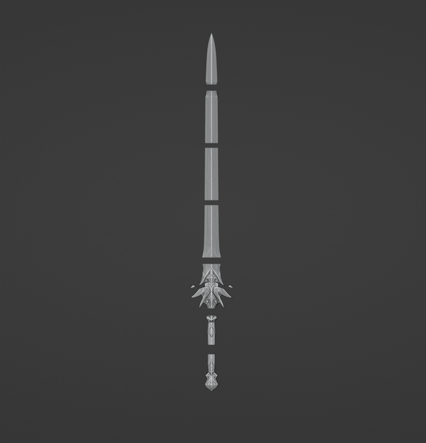 Yanqing Sword - Digital 3D Model Files and Physical 3D Printed Kit Options - Honkai: Star Rail Cosplay - Yanqing Cosplay