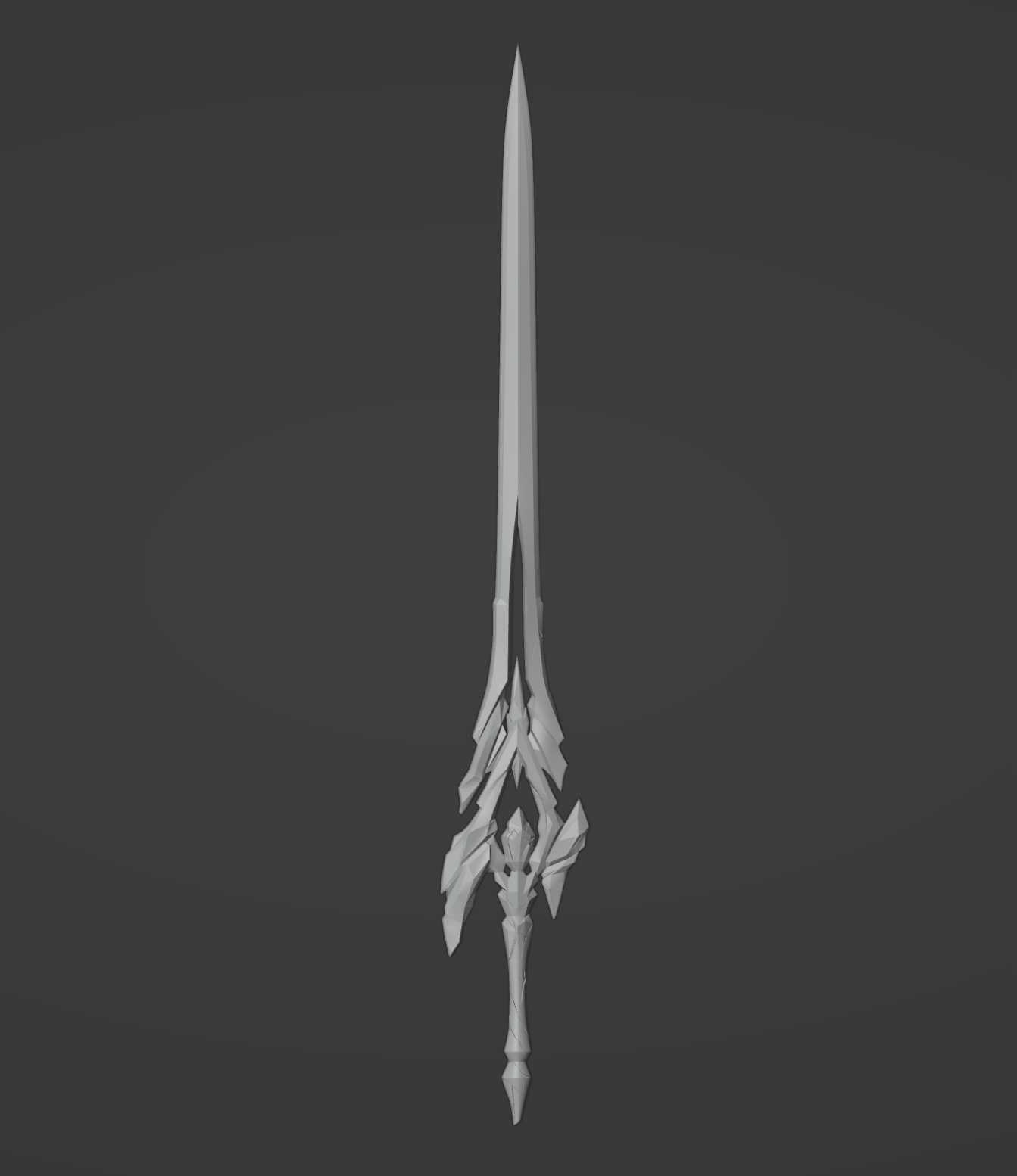 Jingliu Small Sword - Digital 3D Model - Honkai: Star Rail - Jingliu Cosplay