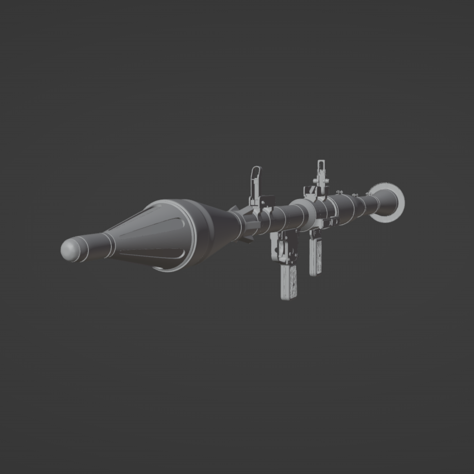 Rocket Launcher (RE4) - Digital 3D Model - Resident Evil 4 - Leon Kennedy Cosplay