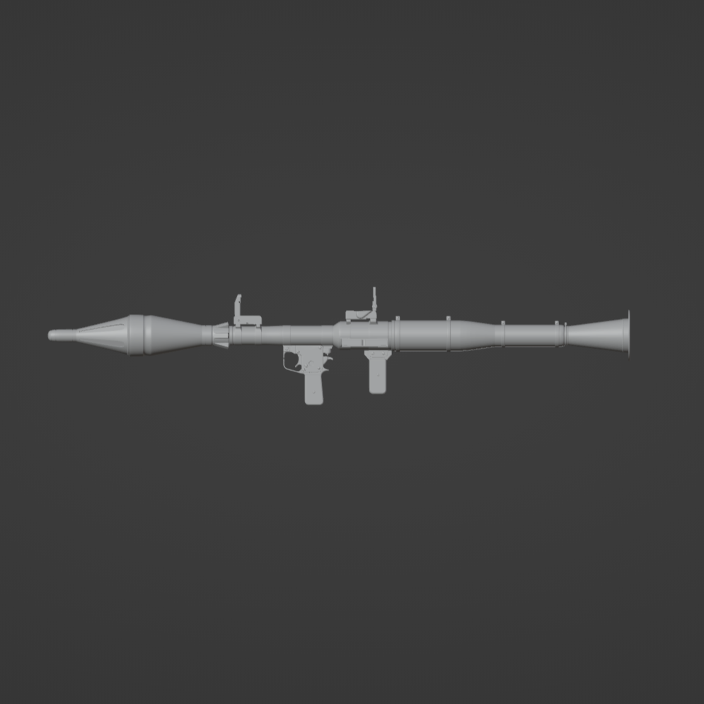 Rocket Launcher (RE4) - Digital 3D Model - Resident Evil 4 - Leon Kennedy Cosplay
