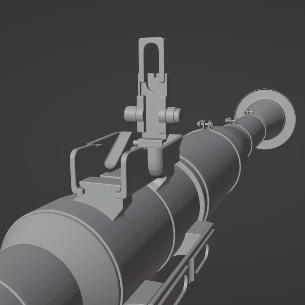 Rocket Launcher (RE4) - Digital 3D Model - Resident Evil 4 - Leon Kennedy Cosplay
