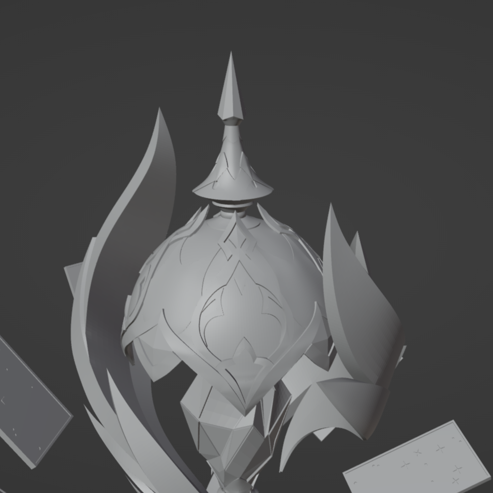 Black Swan's Weapon - Digital 3D Model - Honkai: Star Rail - Black Swan Cosplay