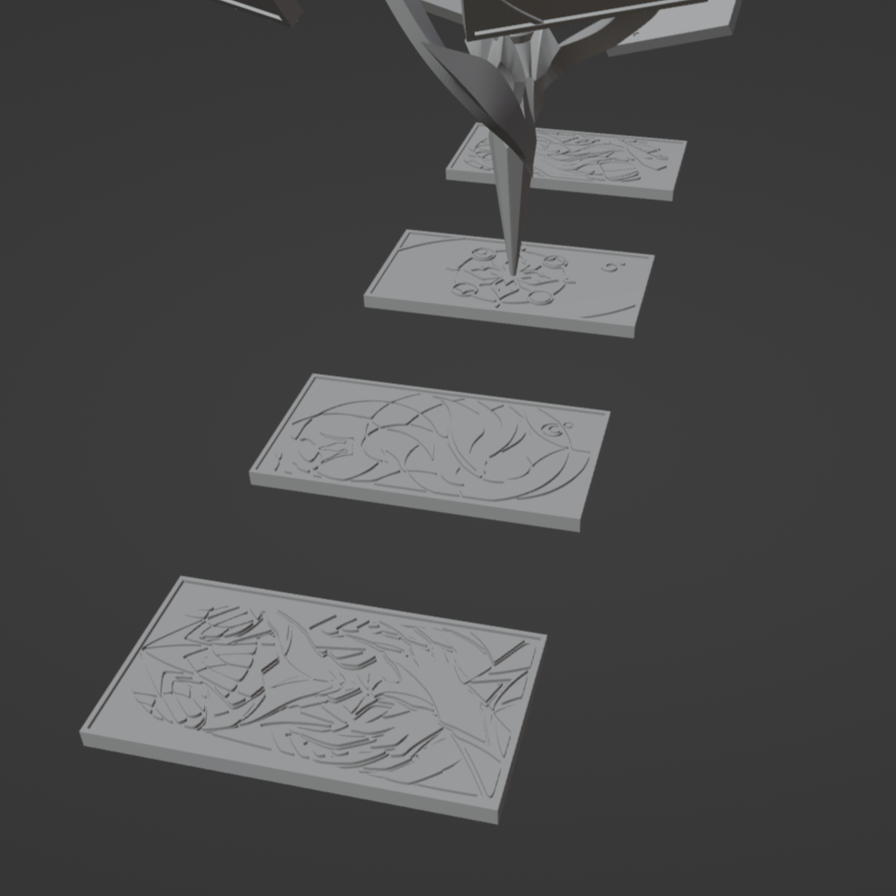 Black Swan's Weapon - Digital 3D Model - Honkai: Star Rail - Black Swan Cosplay