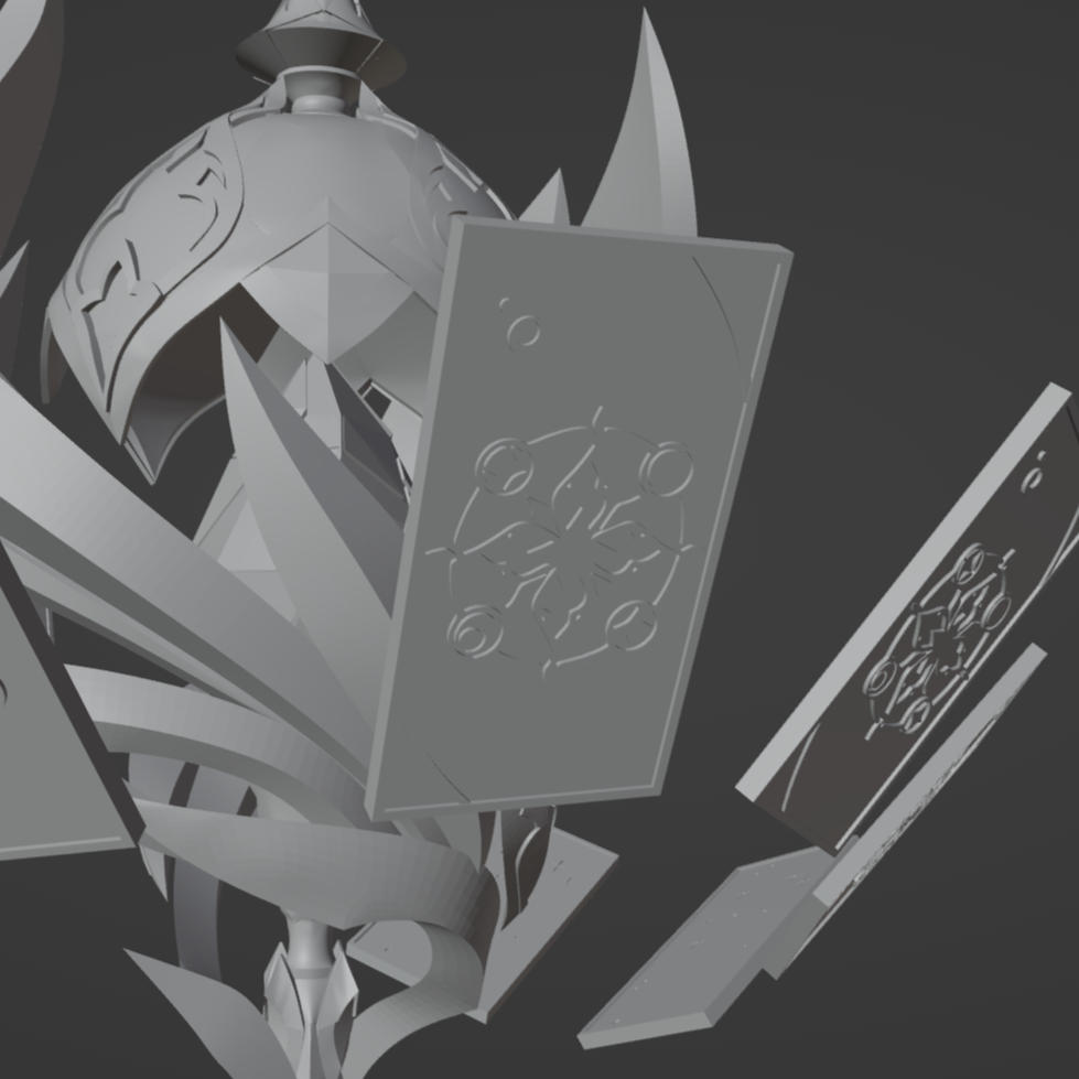 Black Swan's Weapon - Digital 3D Model - Honkai: Star Rail - Black Swan Cosplay