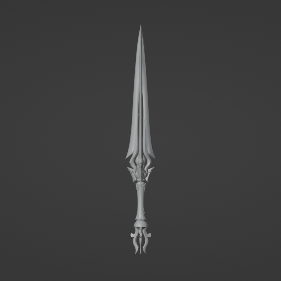 Xueyi's Dagger - Digital 3D Model - Honkai: Star Rail - Xueyi Cosplay
