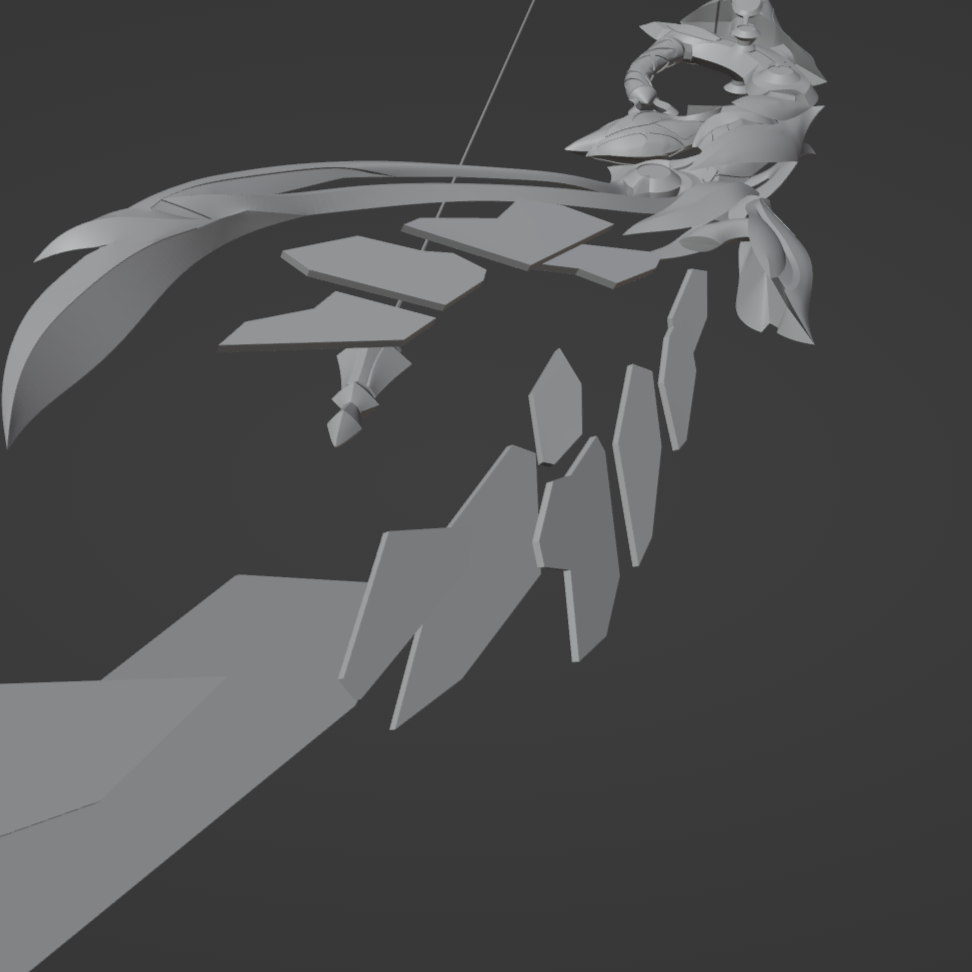 Flawless Return Bow - Digital 3D Model - Honkai Impact 3rd - Elysia Cosplay