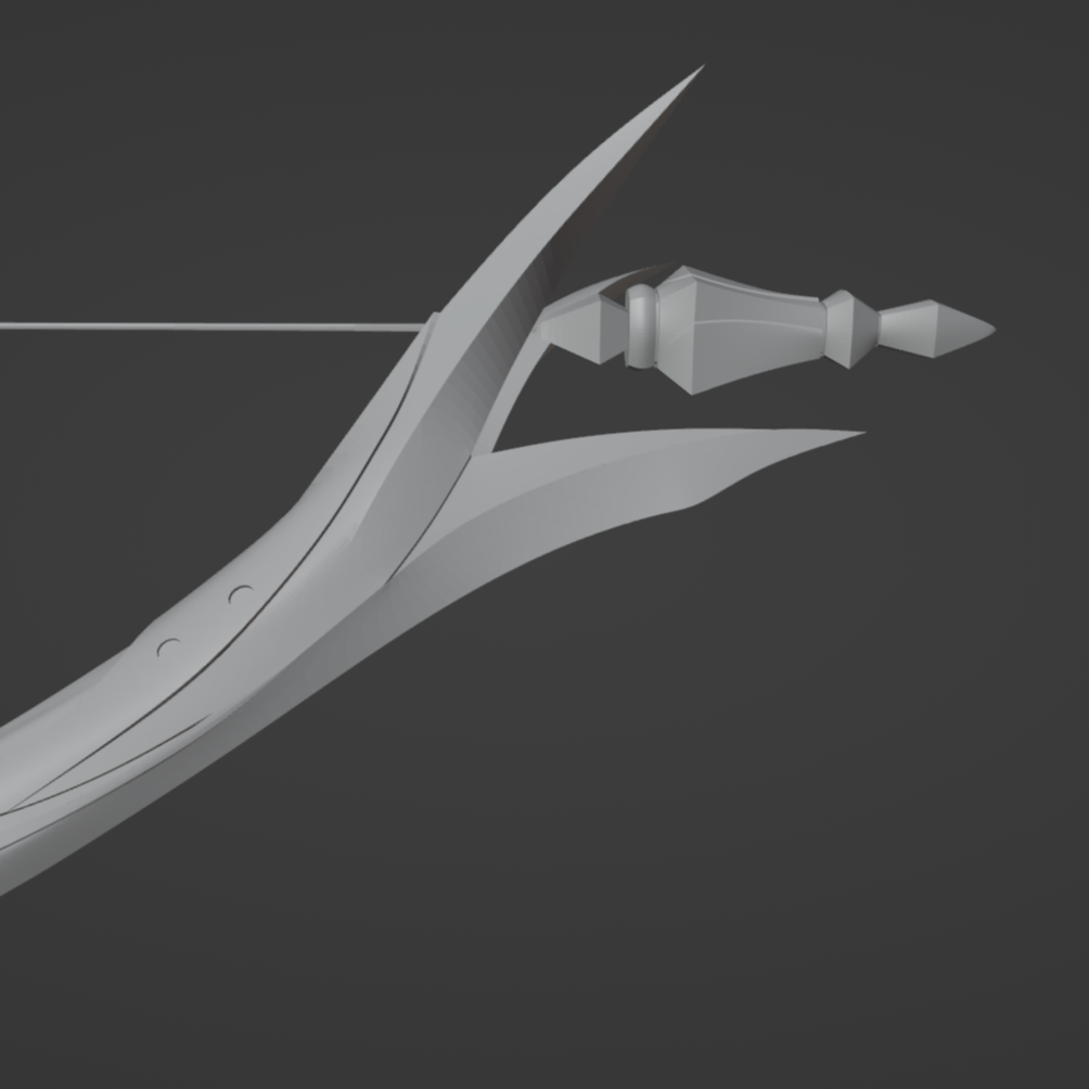 Flawless Return Bow - Digital 3D Model - Honkai Impact 3rd - Elysia Cosplay