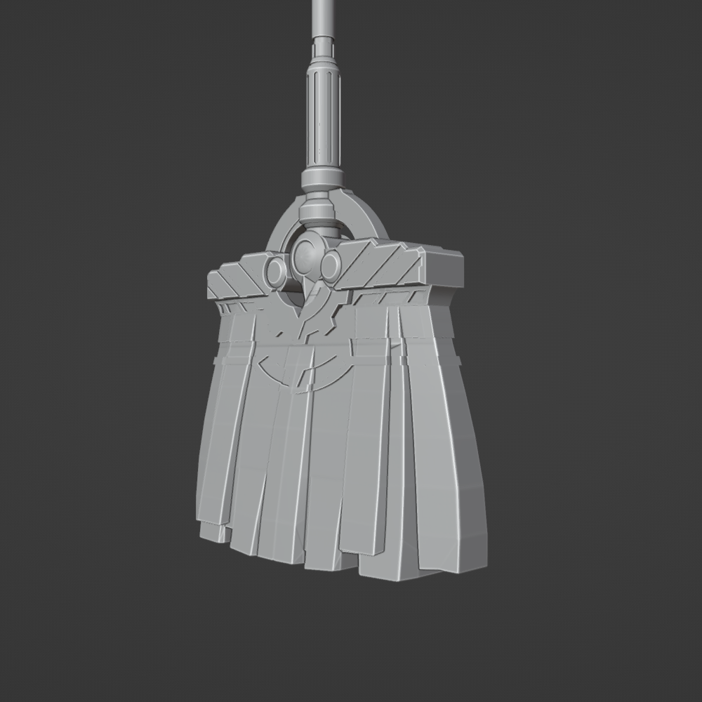 Misha's Mop - Digital 3D Model - Honkai: Star Rail - Misha Cosplay