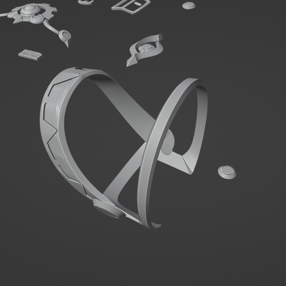 Misha's Accessories - Digital 3D Model - Honkai: Star Rail - Misha Cosplay