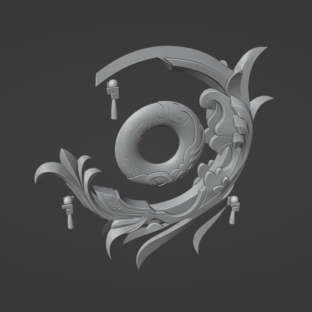 Everlasting Moonglow - Digital 3D Model - Genshin Impact - Sangonomiya Kokomi Cosplay