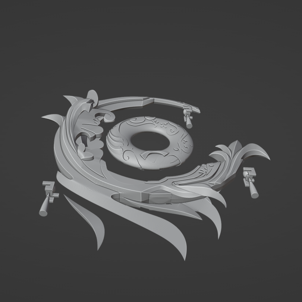 Everlasting Moonglow - Digital 3D Model - Genshin Impact - Sangonomiya Kokomi Cosplay