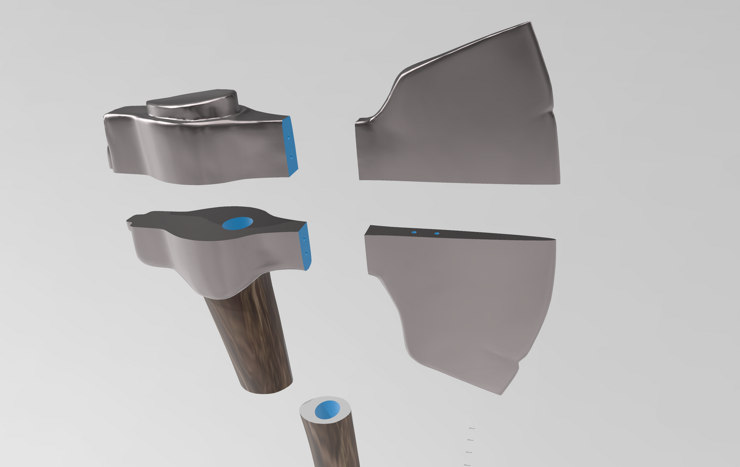 Huntress Broad Axe - Digital 3D Model - Dead by Daylight - Huntress Cosplay