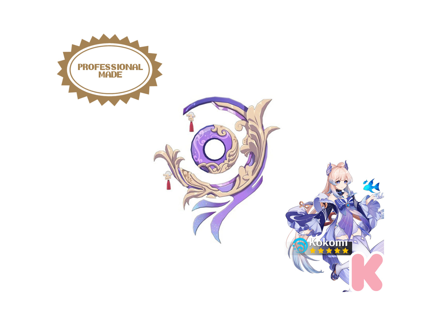 Everlasting Moonglow - Digital 3D Model - Genshin Impact - Sangonomiya Kokomi Cosplay