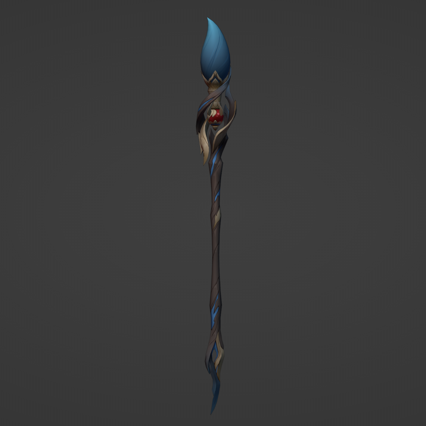 Hanya's Brush Wand - Digital 3D Model - Honkai: Star Rail - Hanya Cosplay