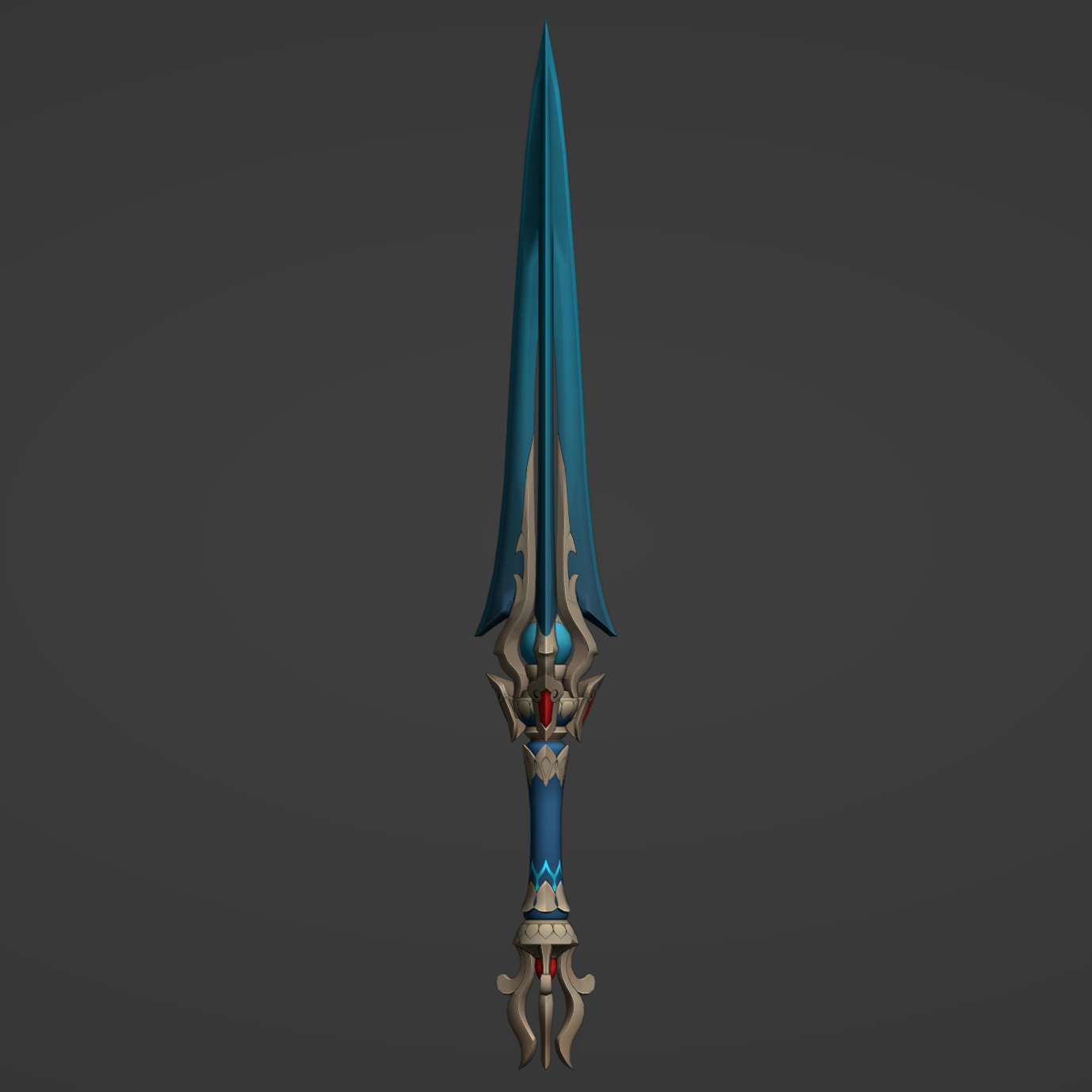 Xueyi's Dagger - Digital 3D Model - Honkai: Star Rail - Xueyi Cosplay