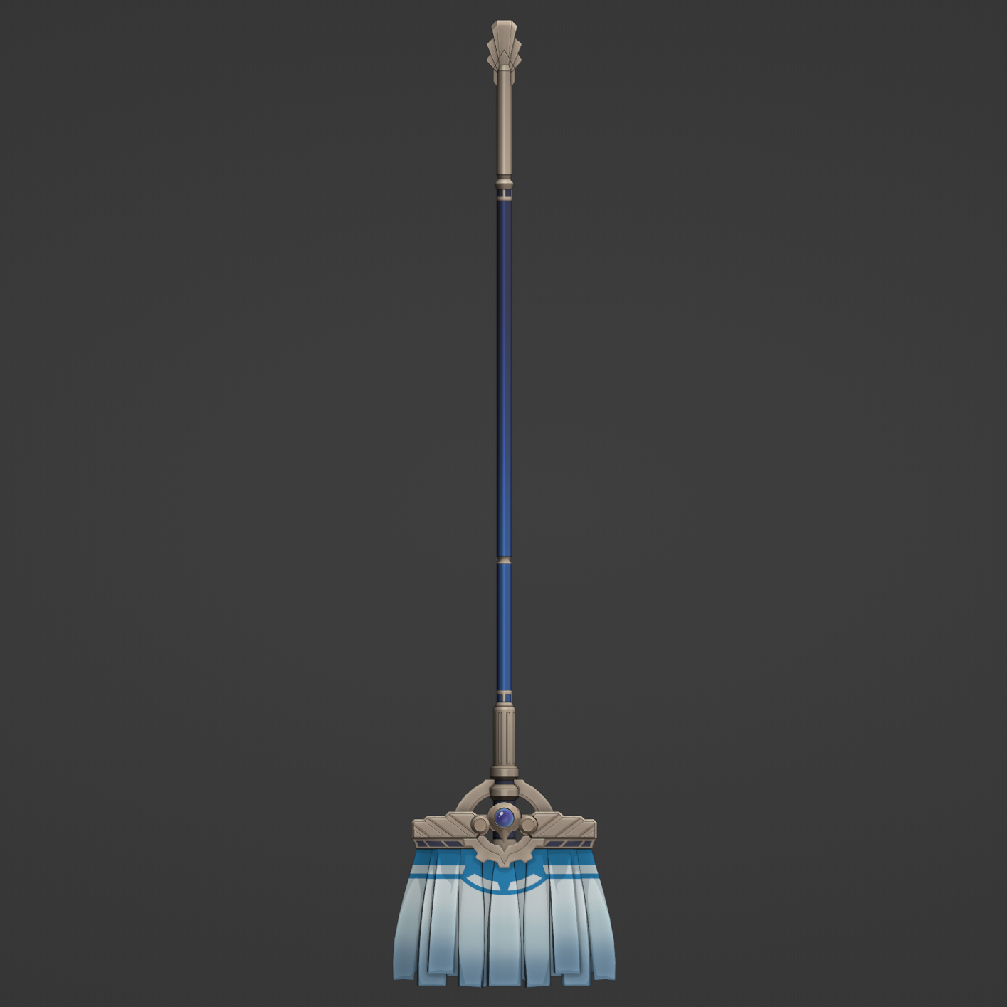 Misha's Mop - Digital 3D Model - Honkai: Star Rail - Misha Cosplay