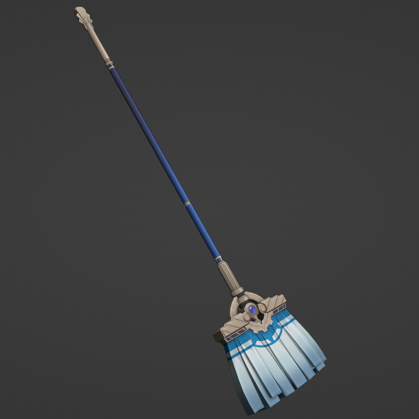 Misha's Mop - Digital 3D Model - Honkai: Star Rail - Misha Cosplay