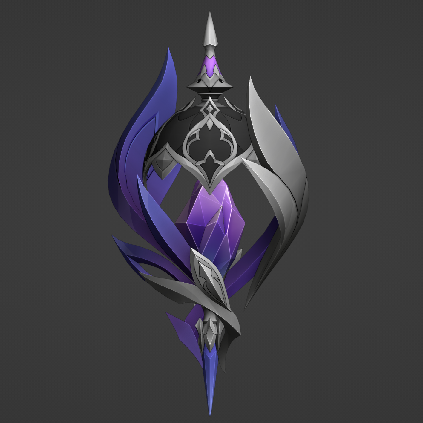 Black Swan's Weapon - Digital 3D Model - Honkai: Star Rail - Black Swan Cosplay